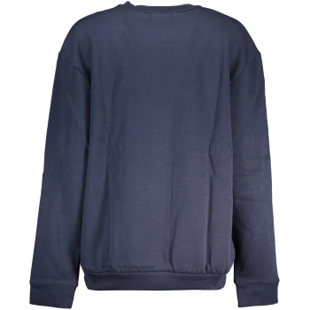 CAVALLI CLASS WOMEN'S NAVY BLUE SWEATSHIRT CAVALLI CLASS WOMEN'S NAVY BLUE SWEATSHIRT