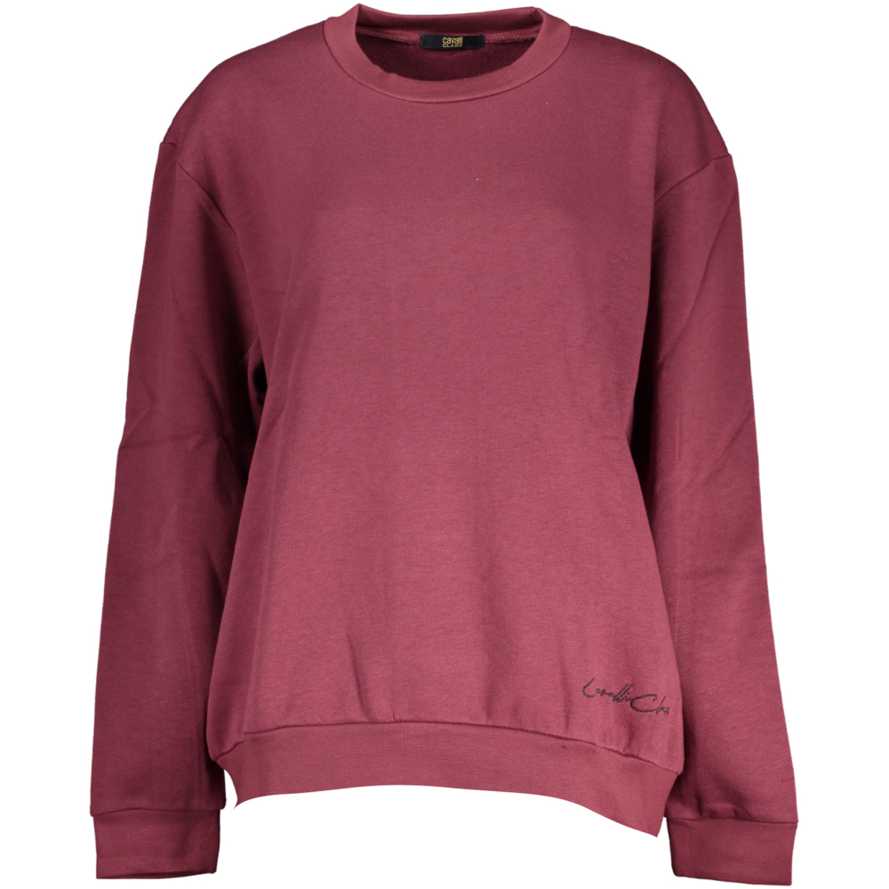 CAVALLI CLASS WOMEN'S PURPLE SWEATSHIRT