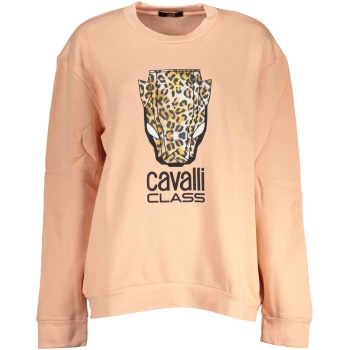 CAVALLI CLASS WOMEN'S PINK SWEATSHIRT