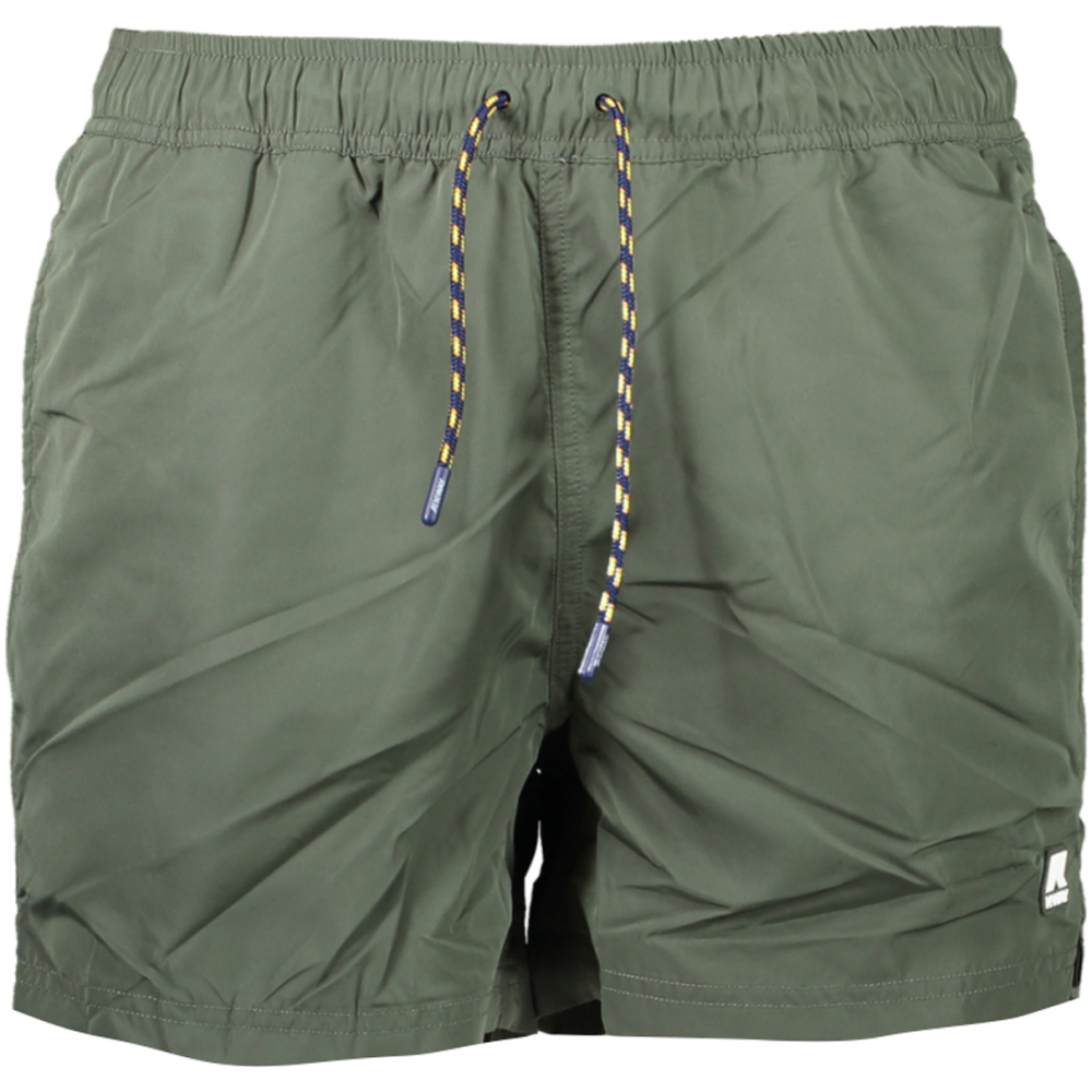 K-WAY MILITARY GREEN MEN'S SWIM SHORTS