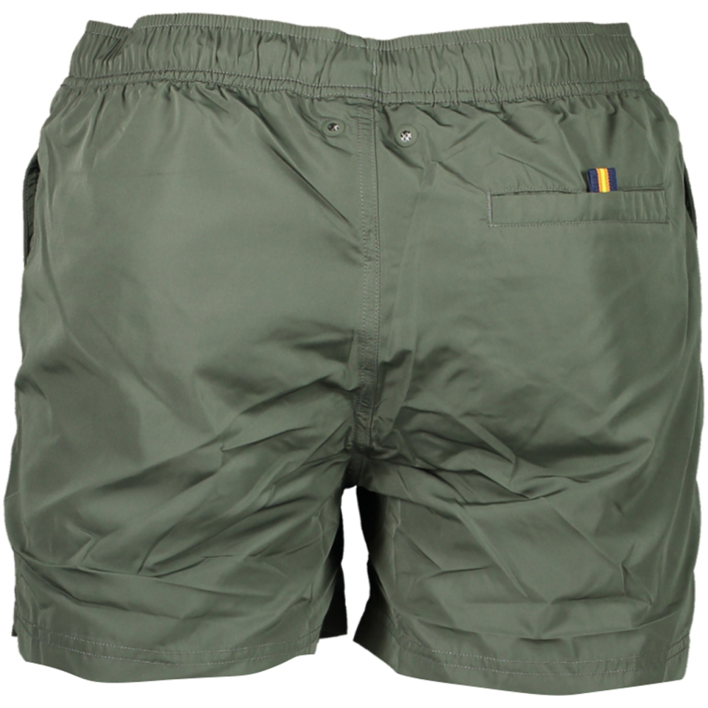 K-WAY MILITARY GREEN MEN'S SWIM SHORTS