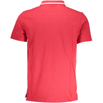FILA MEN'S RED SHORT SLEEVED POLO SHIRT
