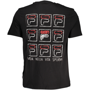 FILA MEN'S SHORT SLEEVE T-SHIRT BLACK