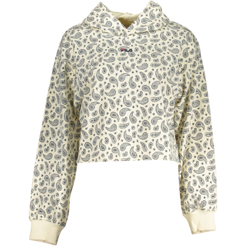 FILA WOMEN'S WHITE SWEATSHIRT WITHOUT ZIP