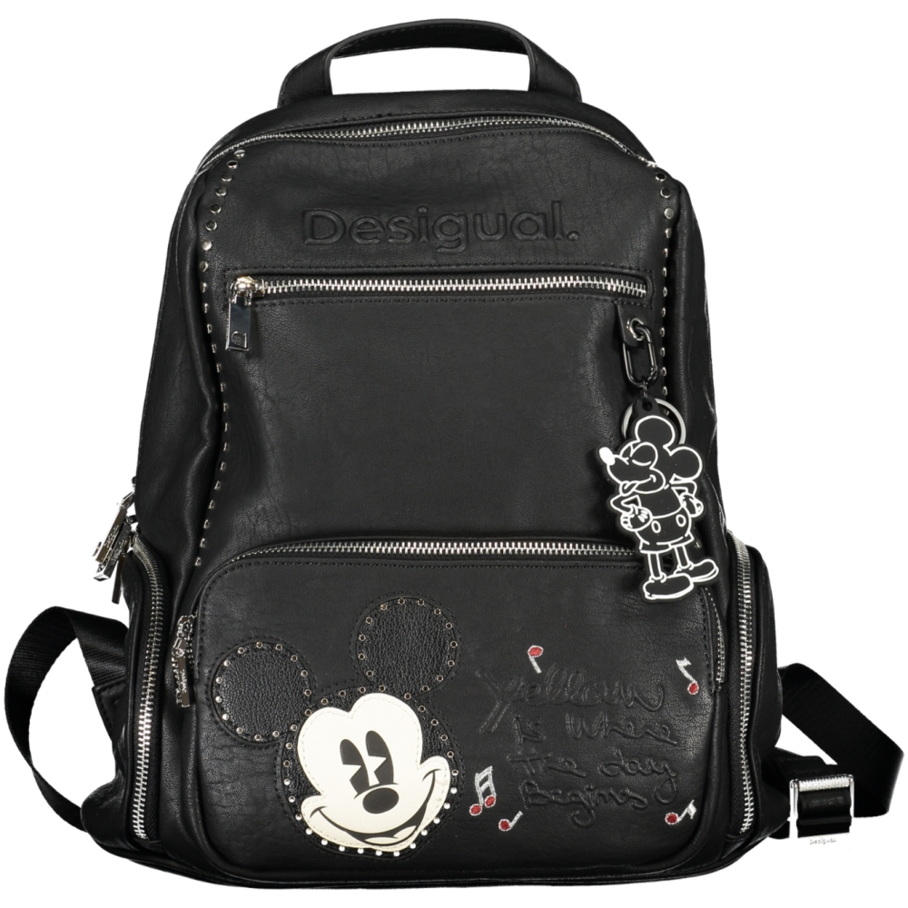 DESIGUAL BLACK WOMEN'S BACKPACK