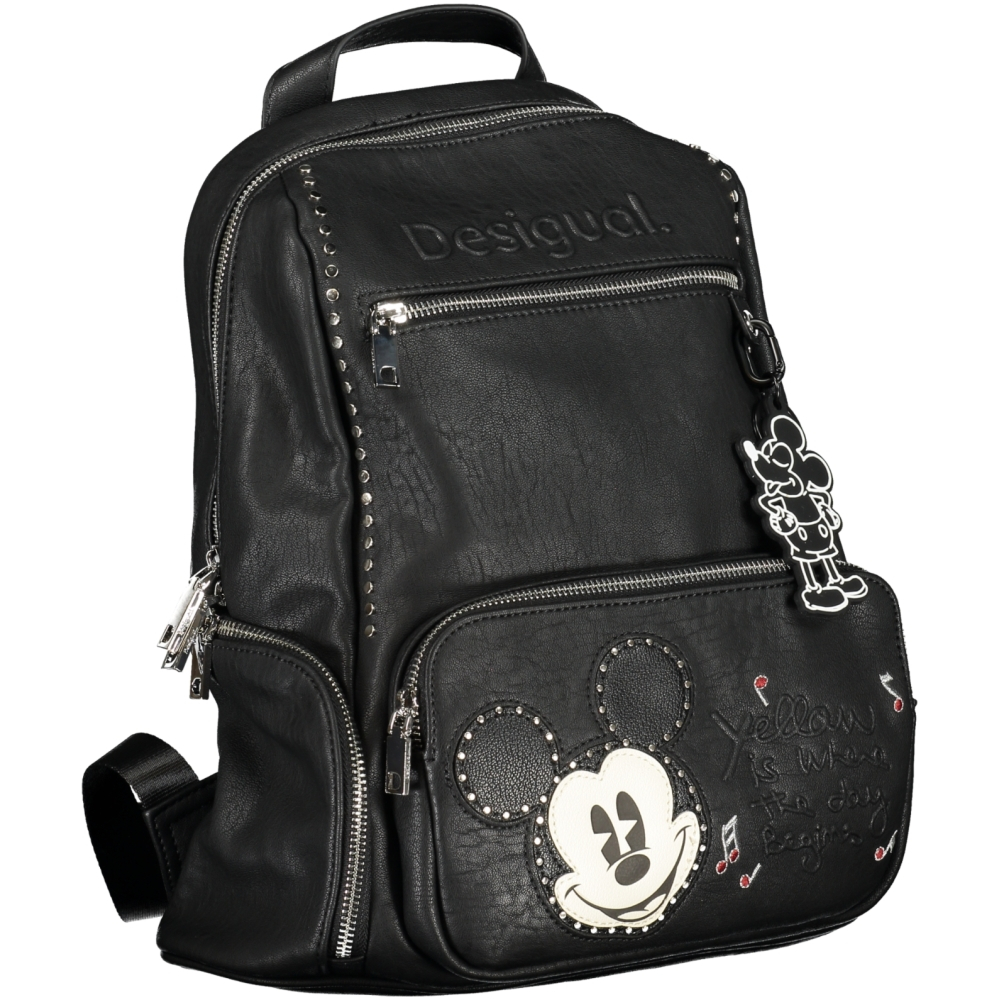 DESIGUAL BLACK WOMEN'S BACKPACK