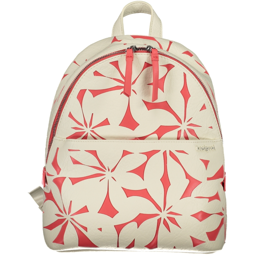 DESIGUAL WHITE WOMEN'S BACKPACK