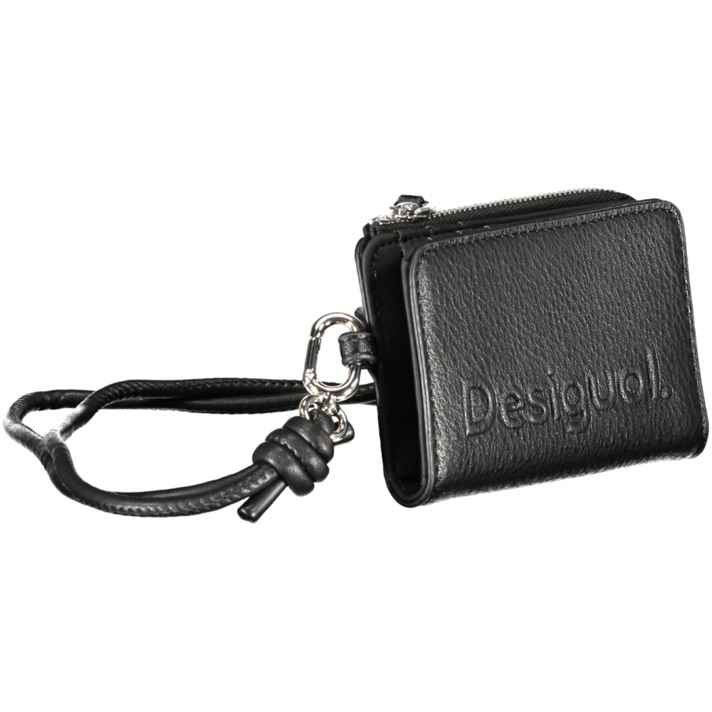 DESIGUAL BLACK WOMEN'S WALLET