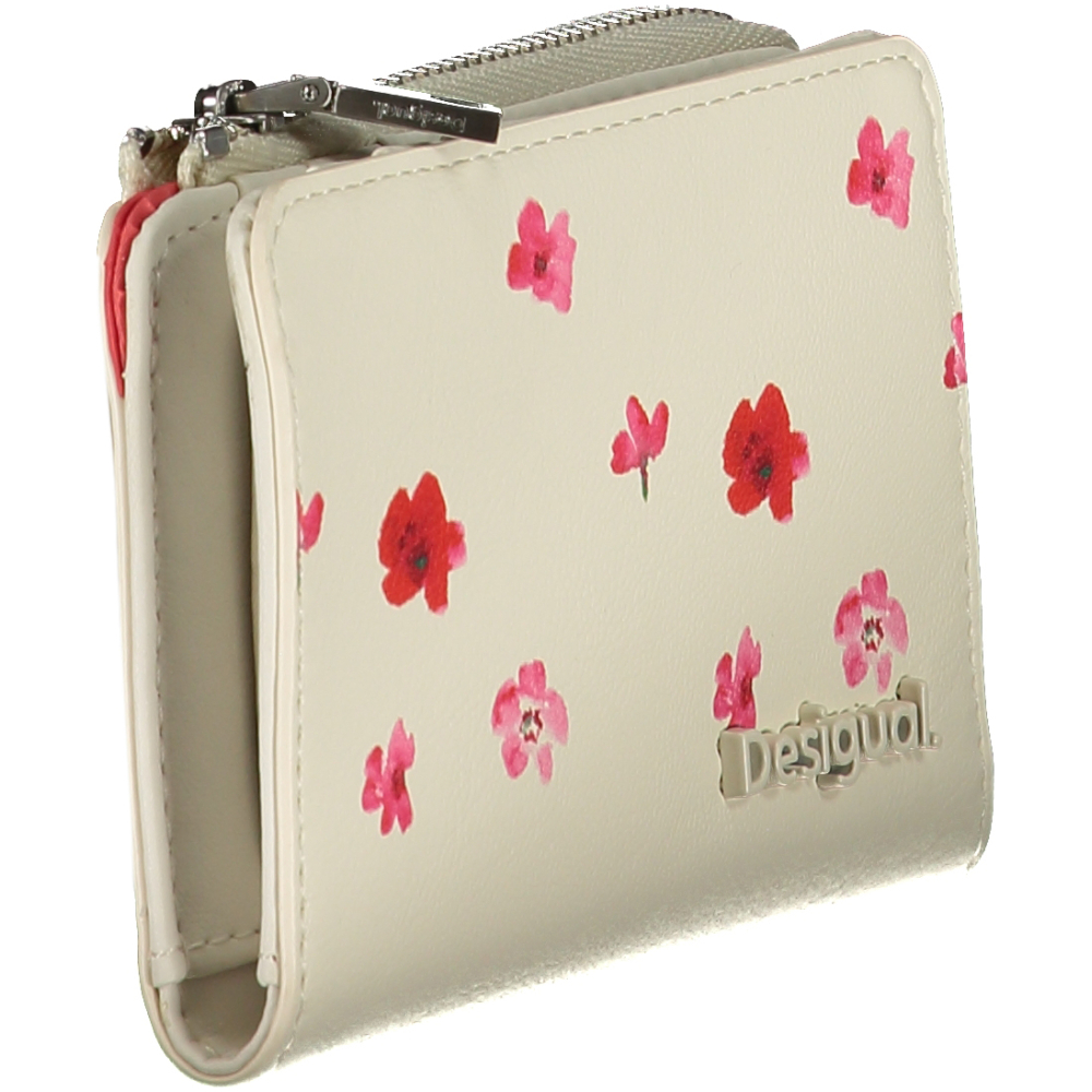 DESIGUAL WHITE WOMEN'S WALLET