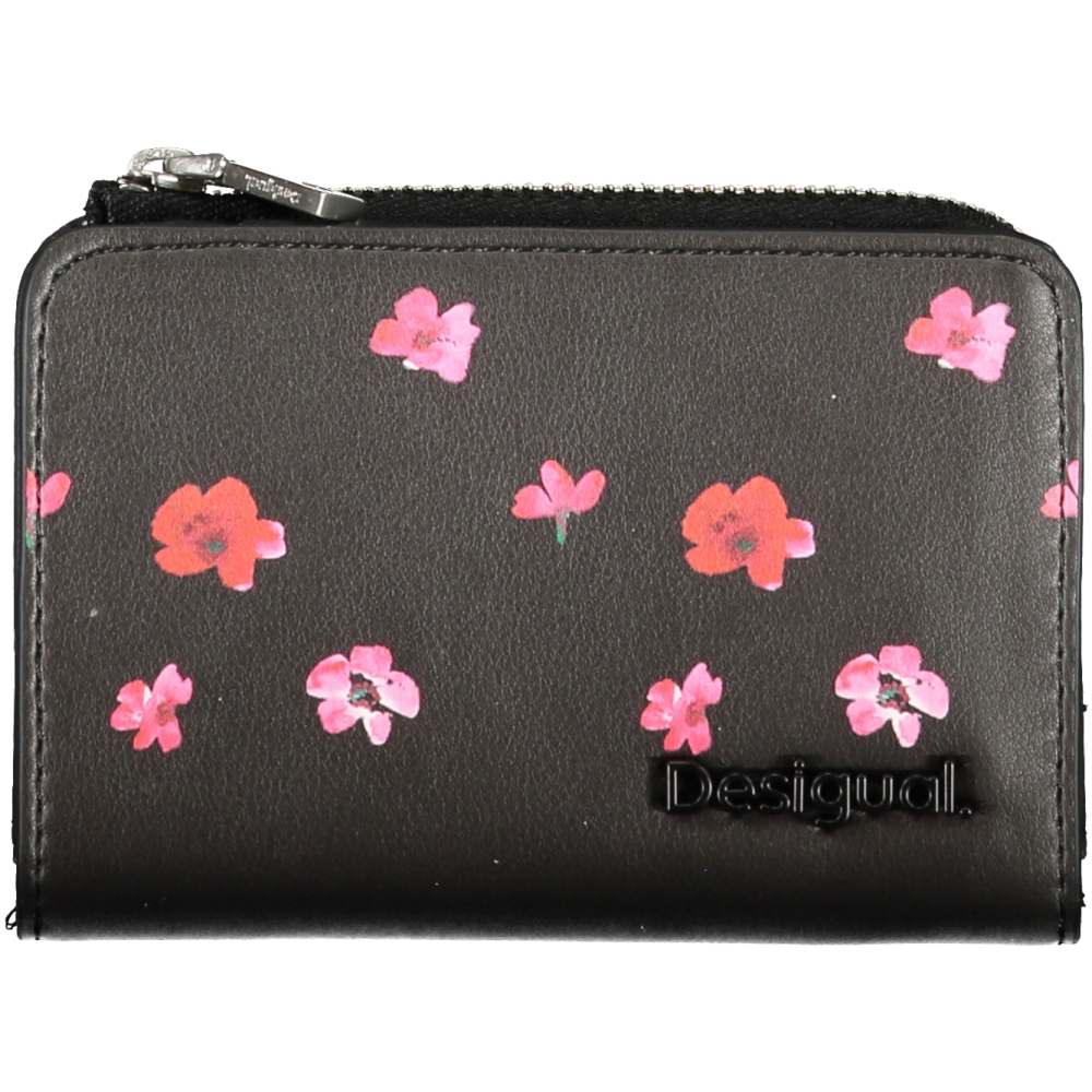 DESIGUAL BLACK WOMEN'S WALLET