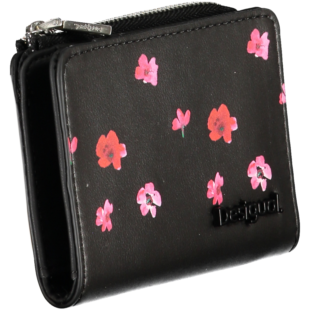 DESIGUAL BLACK WOMEN'S WALLET