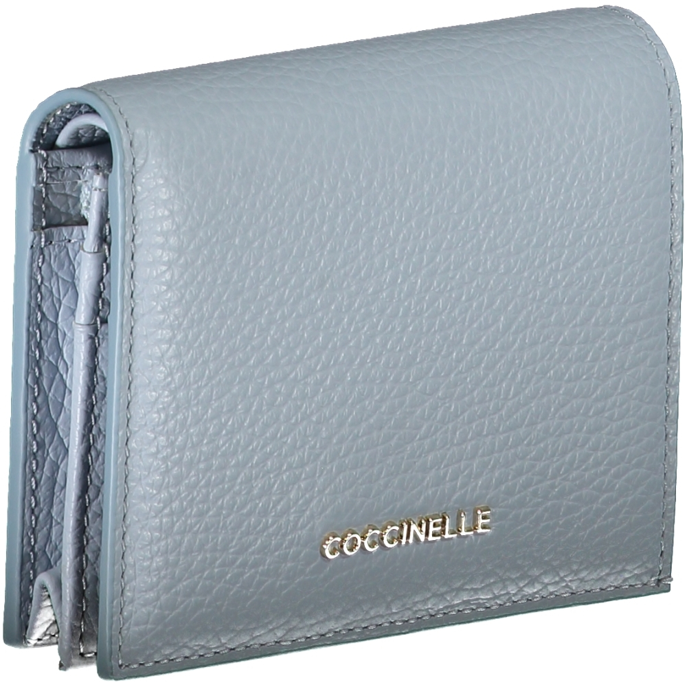 COCCINELLE Women's Blue Leather Wallet