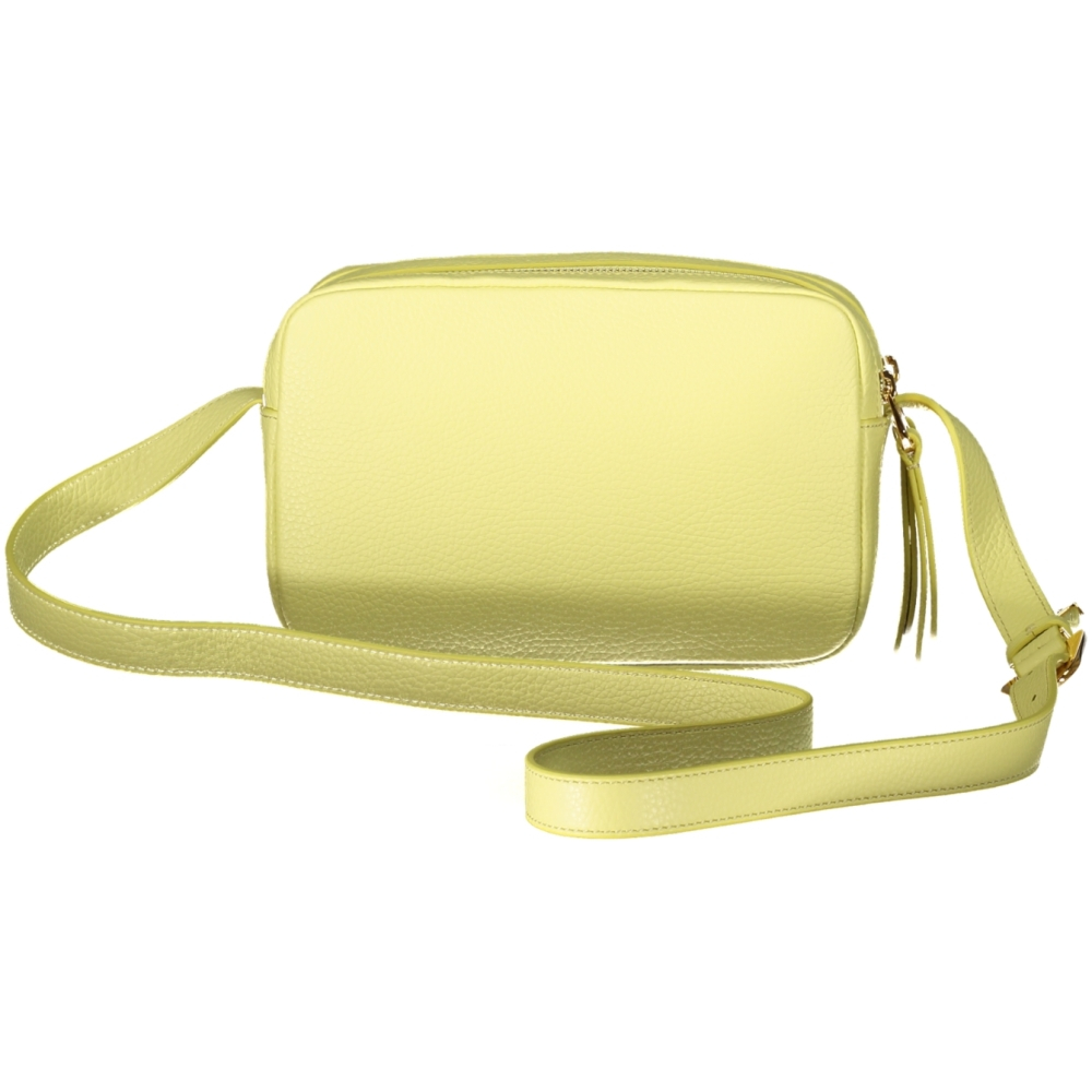 COCCINELLE Women's Yellow Leather Crossbody Bag