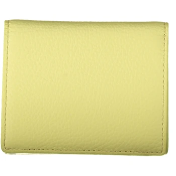 COCCINELLE Women's Yellow Leather Wallet
