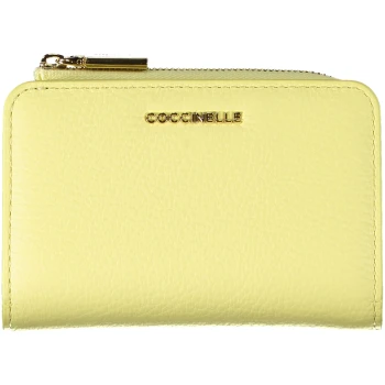 COCCINELLE Women's Yellow Leather Wallet