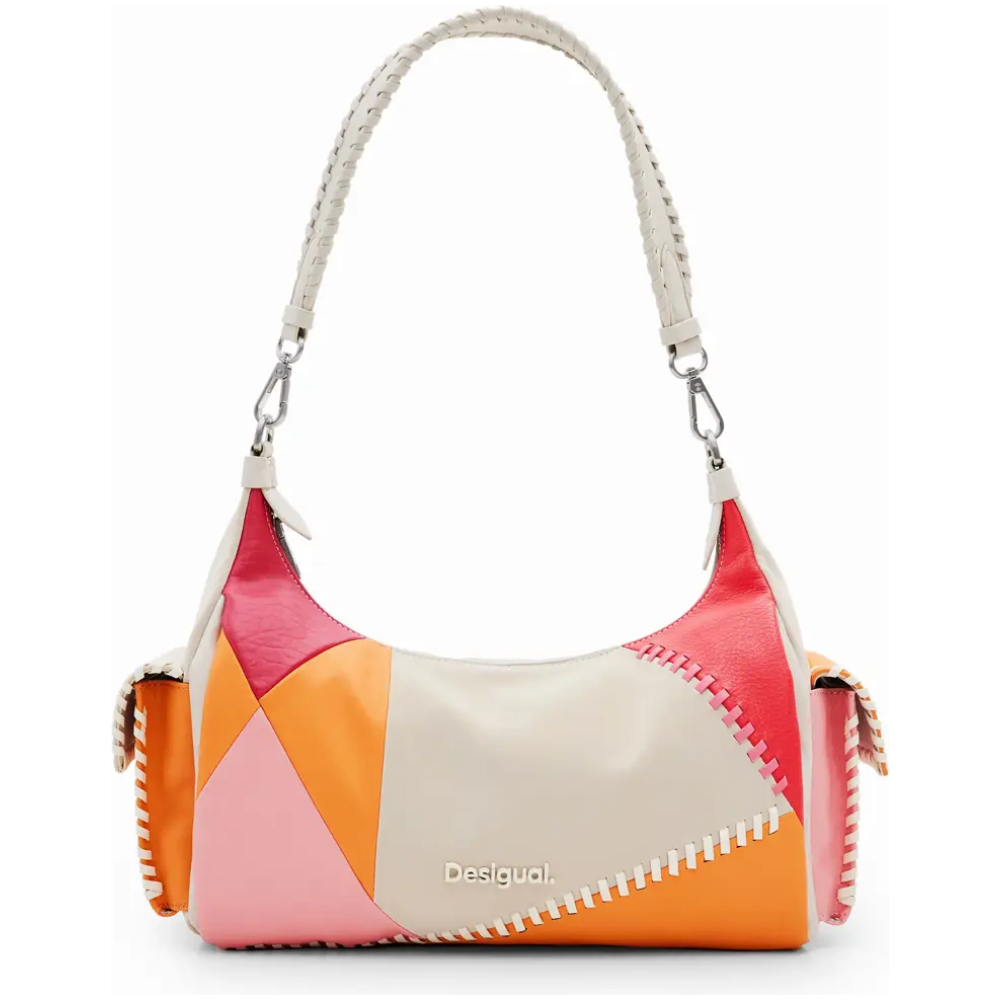 DESIGUAL M Patchwork Shoulder Bag