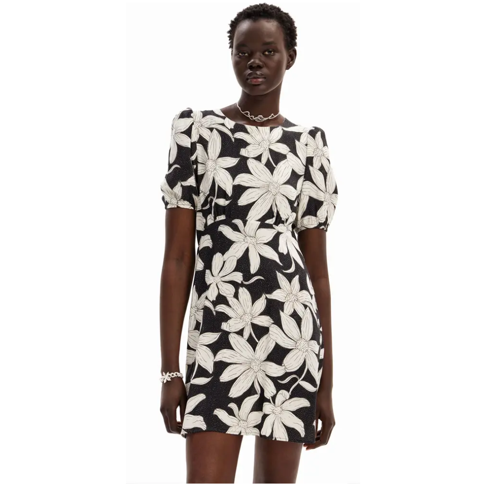 DESIGUAL Short Floral Dress