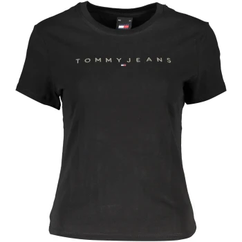 TOMMY HILFIGER WOMEN'S BLACK T-SHIRT