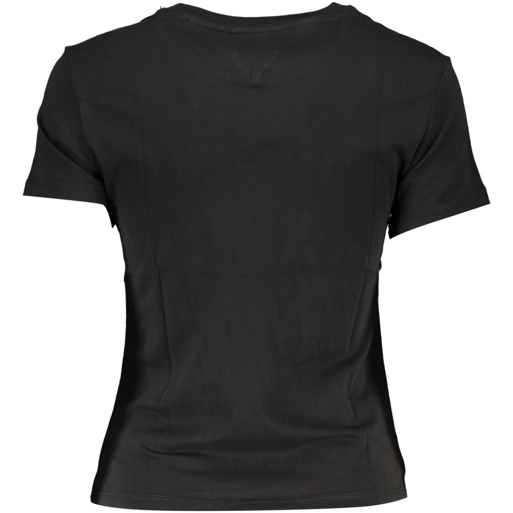 TOMMY HILFIGER WOMEN'S BLACK T-SHIRT