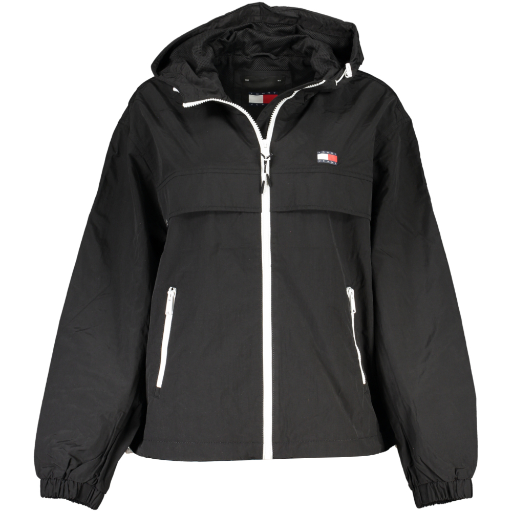 TOMMY HILFIGER WOMEN'S BLACK SPORTS JACKET