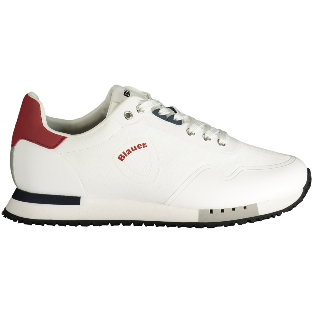 BLAUER WHITE MEN'S SNEAKERS