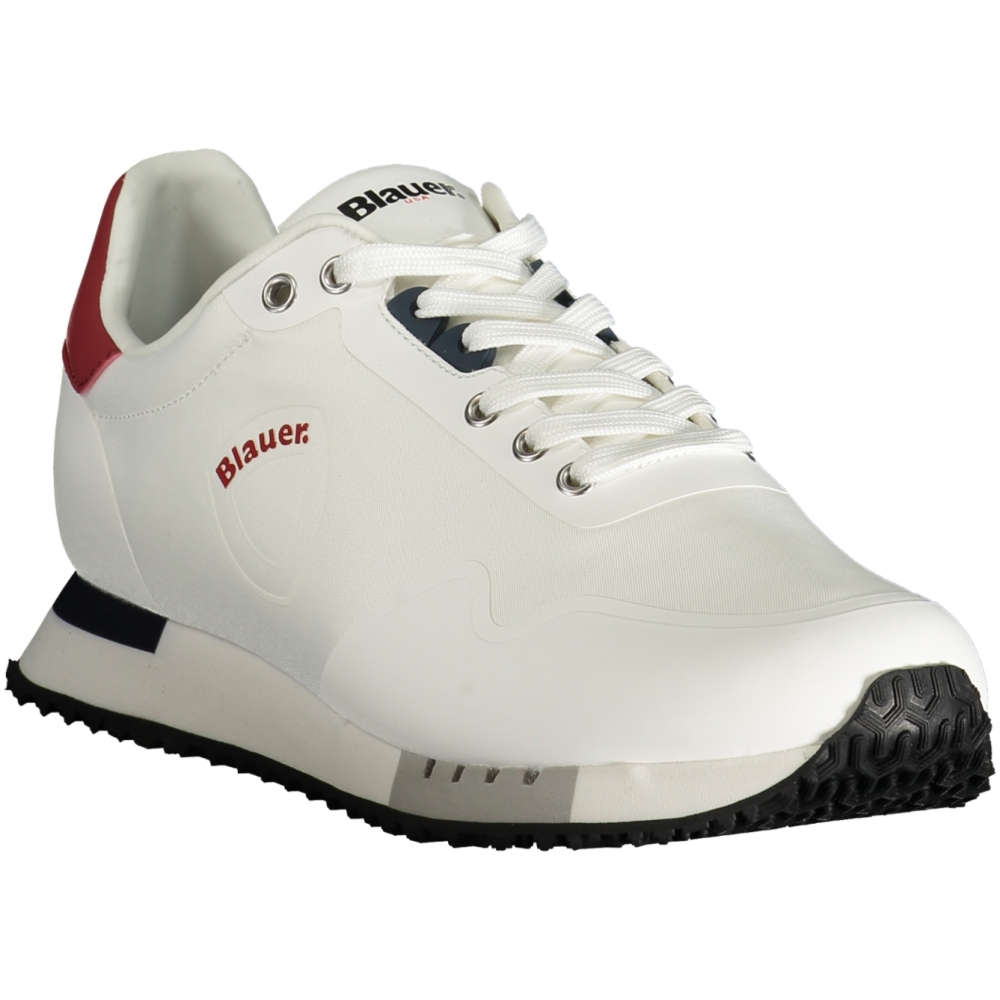 BLAUER WHITE MEN'S SNEAKERS