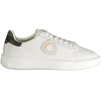 BLAUER WHITE MEN'S SNEAKERS