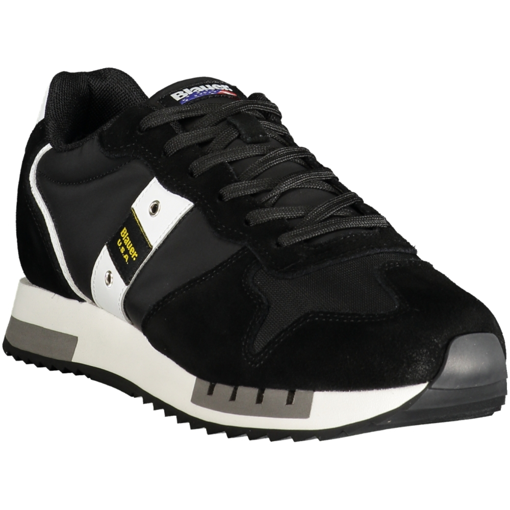 BLAUER BLACK MEN'S SNEAKERS