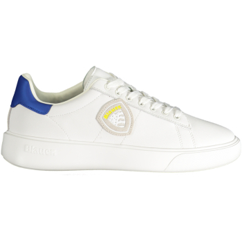 BLAUER WHITE MEN'S SNEAKERS