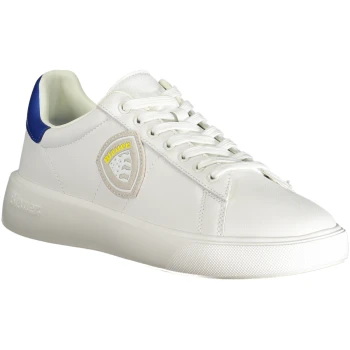 BLAUER WHITE MEN'S SNEAKERS BLAUER WHITE MEN'S SNEAKERS