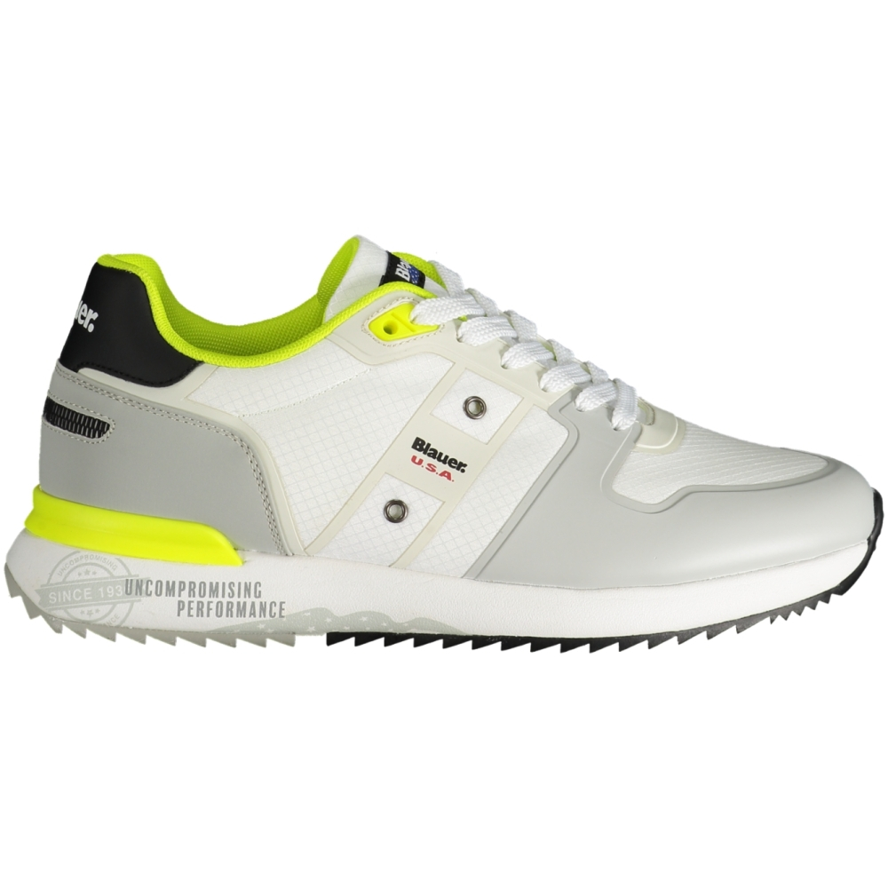 BLAUER WHITE MEN'S SNEAKERS