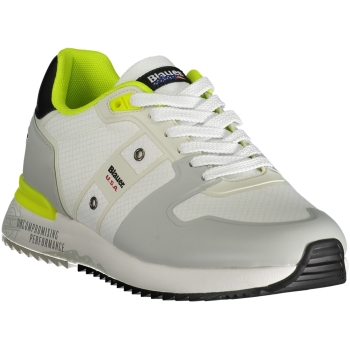 BLAUER WHITE MEN'S SNEAKERS