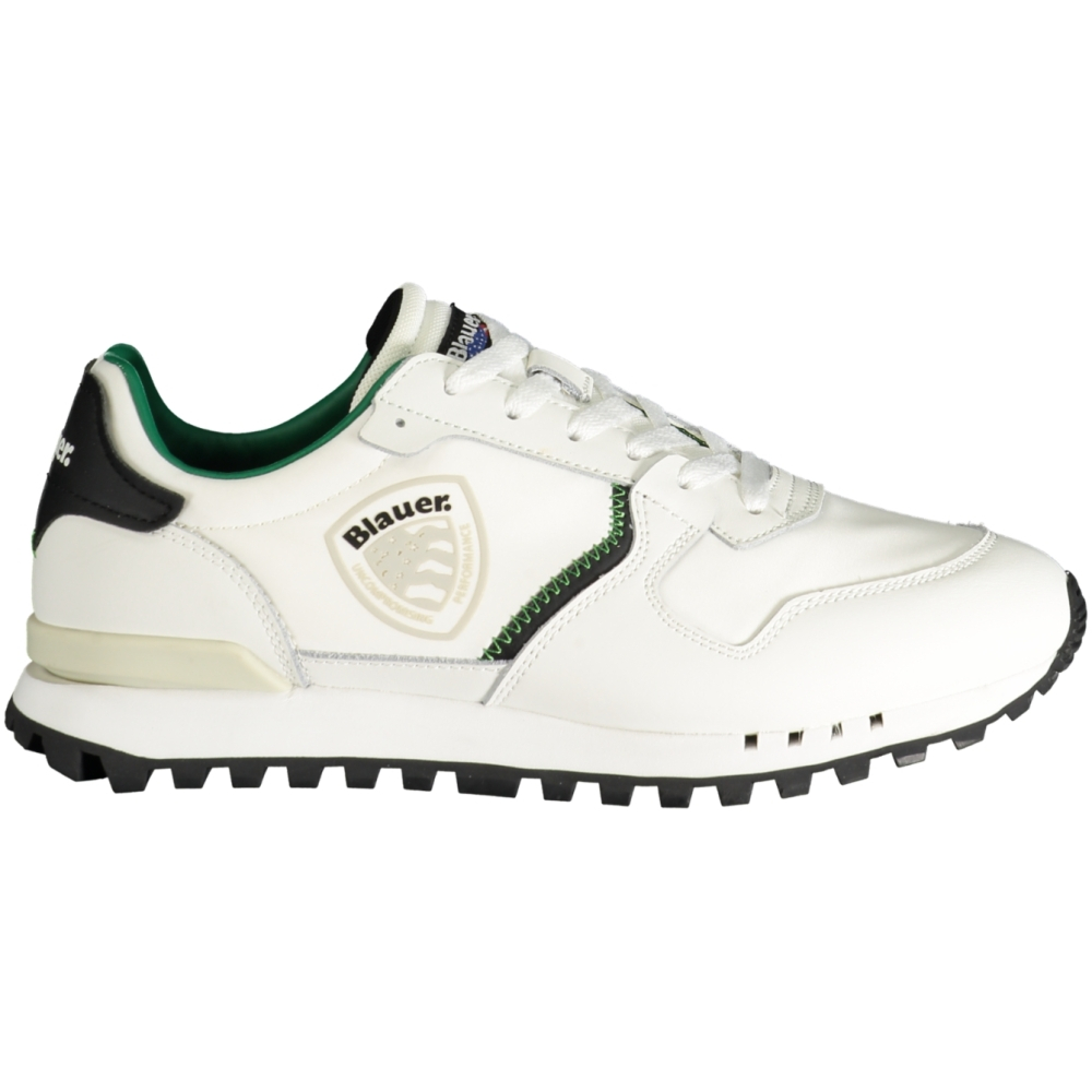 BLAUER WHITE MEN'S SNEAKERS