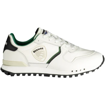 BLAUER WHITE MEN'S SNEAKERS BLAUER WHITE MEN'S SNEAKERS