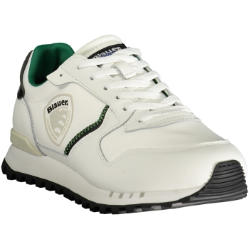 BLAUER WHITE MEN'S SNEAKERS