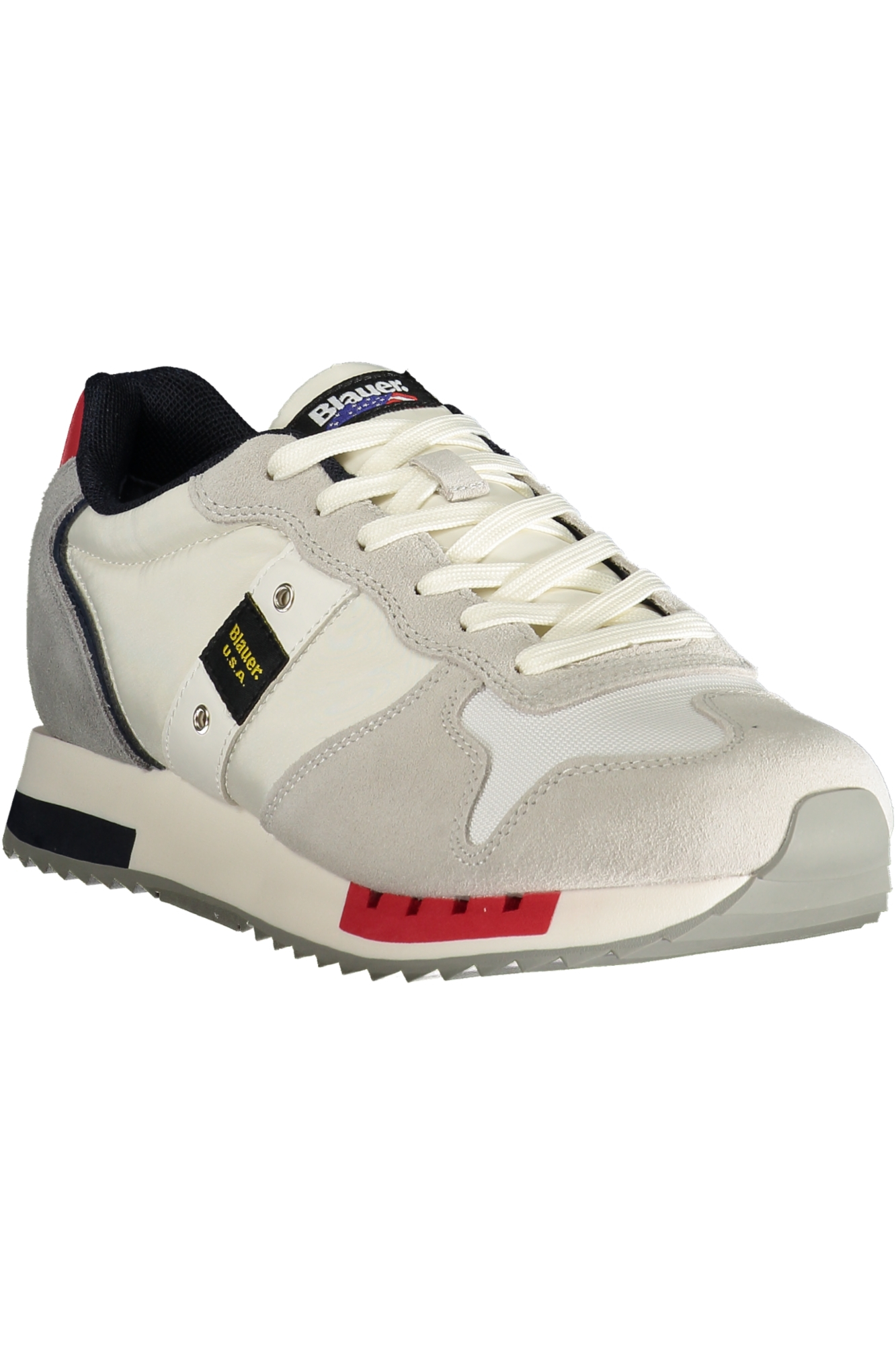 BLAUER WHITE MEN'S SNEAKERS BLAUER WHITE MEN'S SNEAKERS