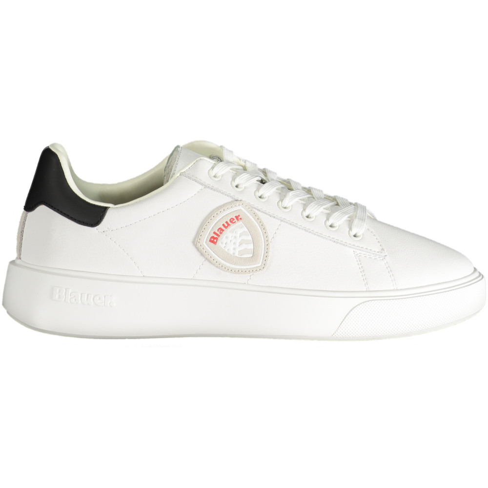 BLAUER WHITE MEN'S SNEAKERS