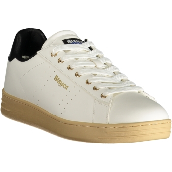 BLAUER WHITE MEN'S SNEAKERS