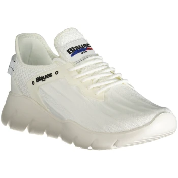 BLAUER WHITE MEN'S SNEAKERS BLAUER WHITE MEN'S SNEAKERS