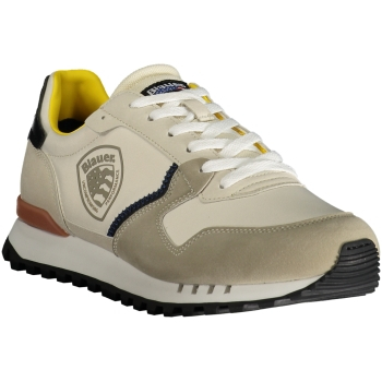 BLAUER WHITE MEN'S SPORTS SHOES
