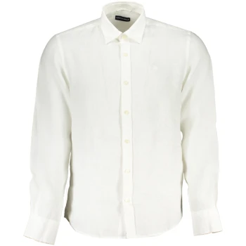 NORTH SAILS Men's White Linen Shirt NORTH SAILS Men's White Linen Shirt