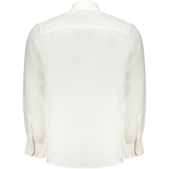 NORTH SAILS Men's White Linen Shirt
