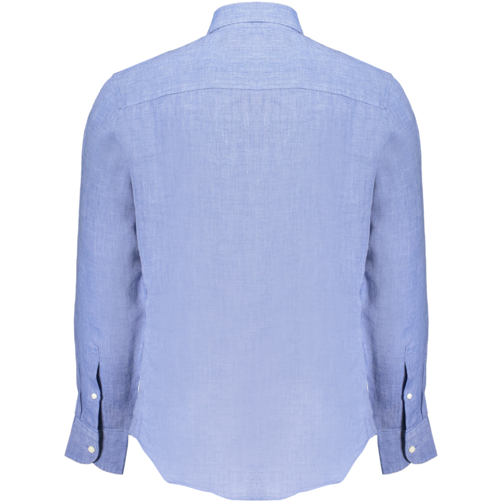 NORTH SAILS Men's Blue Linen Shirt