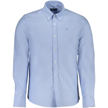NORTH SAILS Men's Beige Linen Shirt NORTH SAILS Men's Organic Cotton Blue Shirt