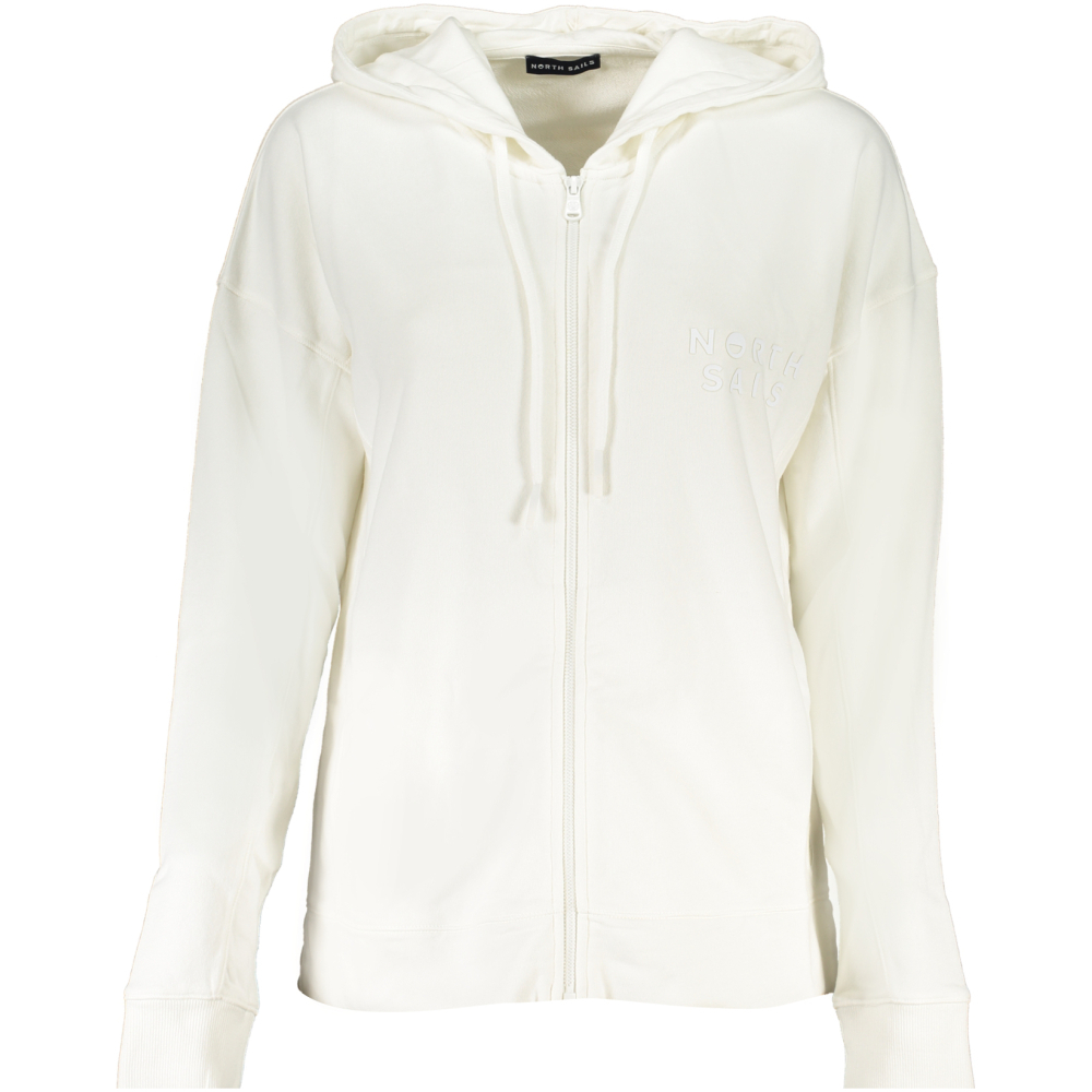 NORTH SAILS Women's White Hooded Sweatshirt