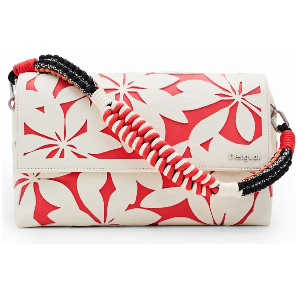 DESIGUAL M Die-cut Floral Crossbody Bag