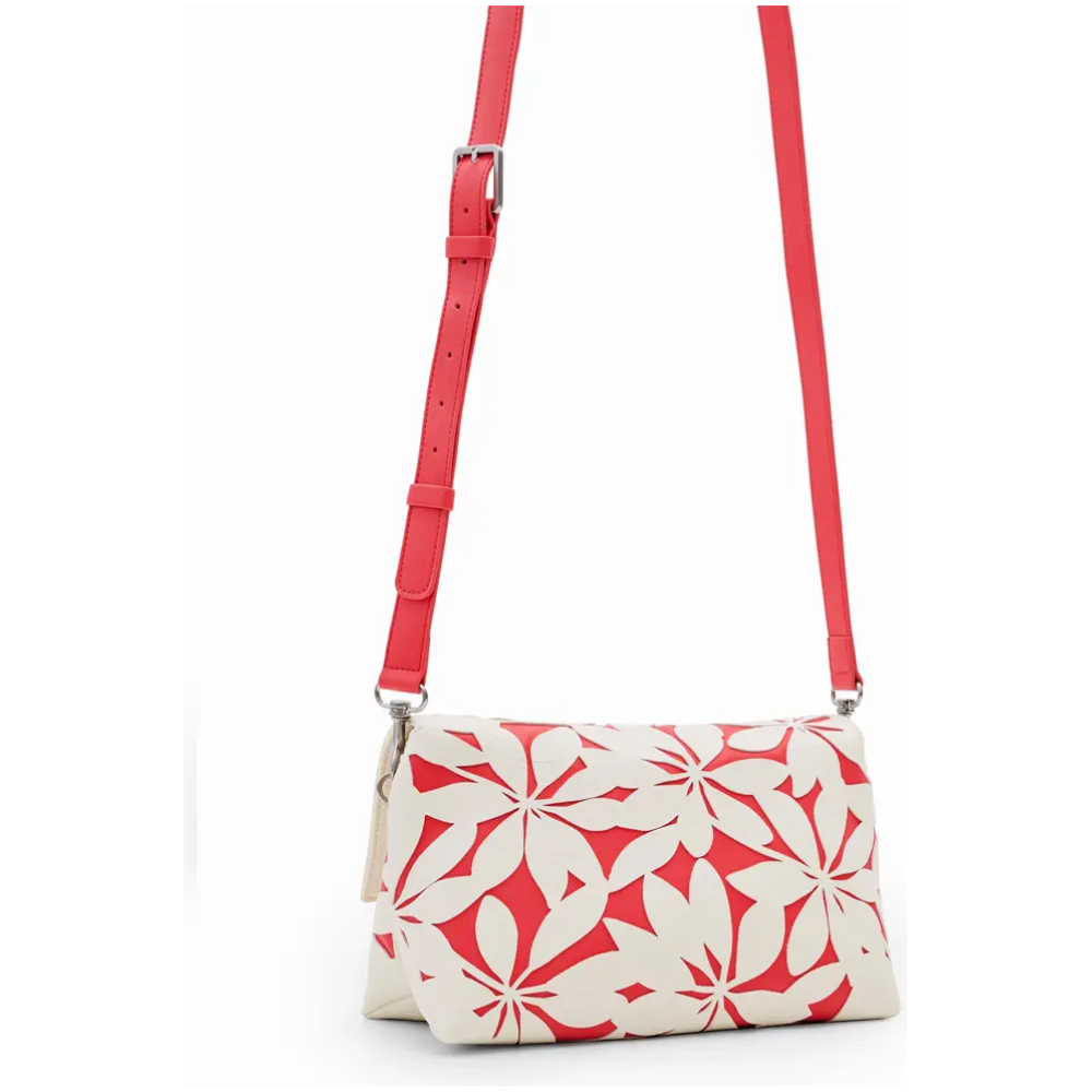 DESIGUAL M Die-cut Floral Crossbody Bag