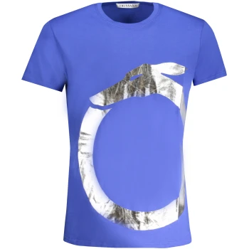 TRUSSARDI MEN'S BLUE T-SHIRT TRUSSARDI MEN'S BLUE T-SHIRT
