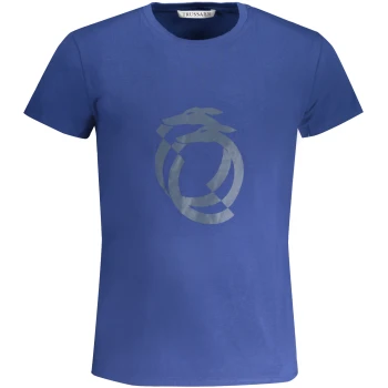 TRUSSARDI MEN'S BLUE T-SHIRT TRUSSARDI MEN'S BLUE T-SHIRT