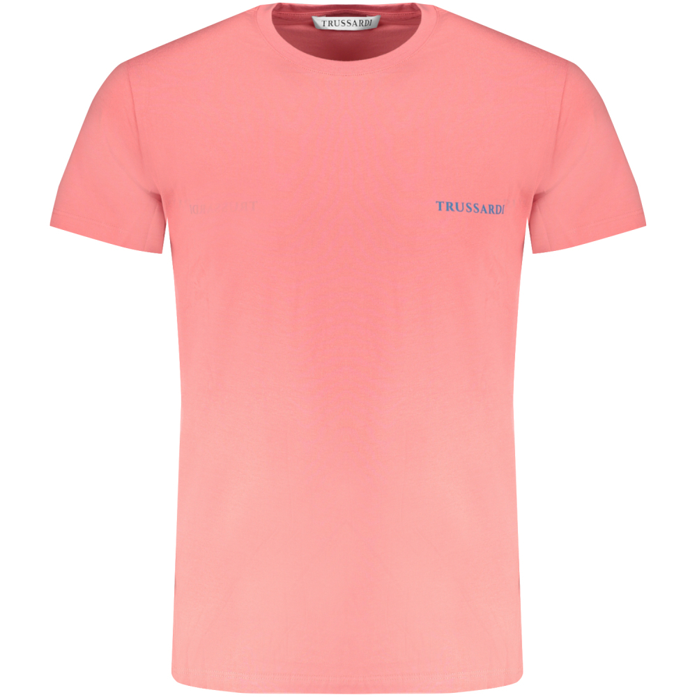 TRUSSARDI MEN'S PINK T-SHIRT